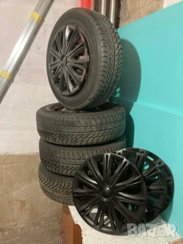 4 бр железни джант OPEL  за Опел 4x100 15 цола + подарък зимни гуми и тасове 