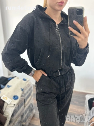 Комплект от варен памук с камъни , снимка 2 - Комплекти - 53758372