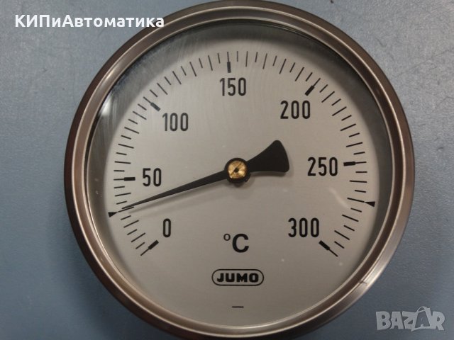 биметален термометър JUMO ф100mm, 0-300°C, снимка 3 - Резервни части за машини - 34452509