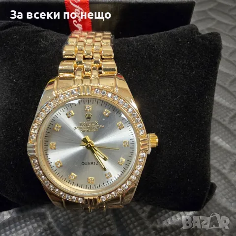 Rolex Дамски Часовник Ролекс - 3 Налични Цвята, снимка 2 - Дамски - 48514129