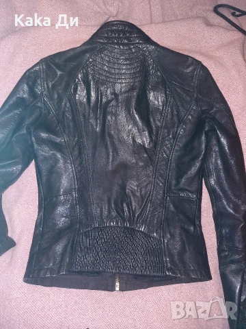 BERSHKA ЕСТЕСТВЕНА КОЖА, снимка 9 - Якета - 53096994