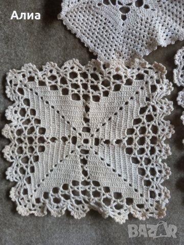 Плетива, ръкавици на една кука, снимка 4 - Декорация за дома - 41230226