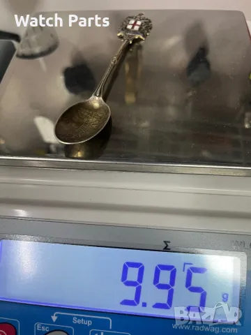 Сребърна виличка и лъжичка, снимка 10 - Антикварни и старинни предмети - 49892311