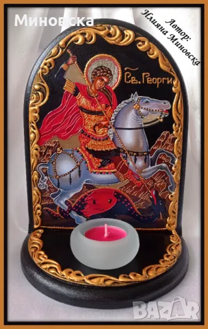 Иконостас, снимка 4 - Икони - 48835398