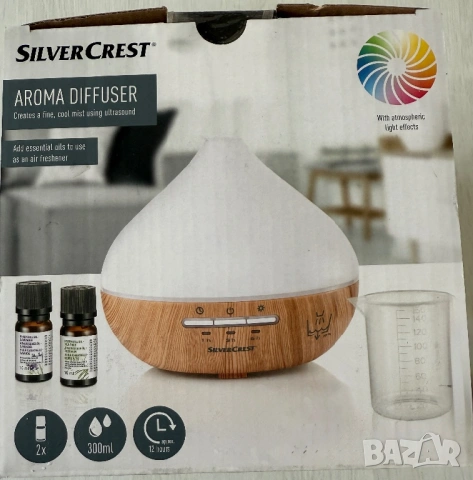 Арома дифузер, снимка 2 - Овлажнители и пречистватели за въздух - 53668335