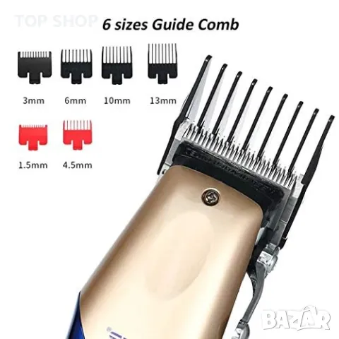 VGR V-162 Тример за коса, брада, акумулаторна електрическа машинка за подстригване за мъже, снимка 5 - Машинки за подстригване - 48831730