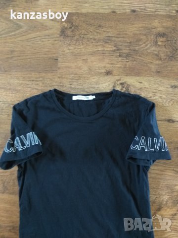 CALVIN KLEIN JEANS - страхотна дамска тениска, снимка 5 - Тениски - 41764595