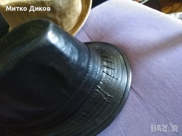 Бомбе естествена кожа и бомбе тип сламено размер 58 нови, снимка 11 - Шапки - 42166766
