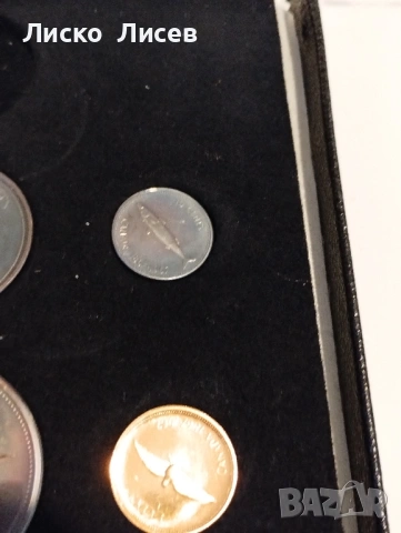 Канада 1967г. мат гланц сет 6 монети,4 от тях са сребро, снимка 6 - Нумизматика и бонистика - 53605473