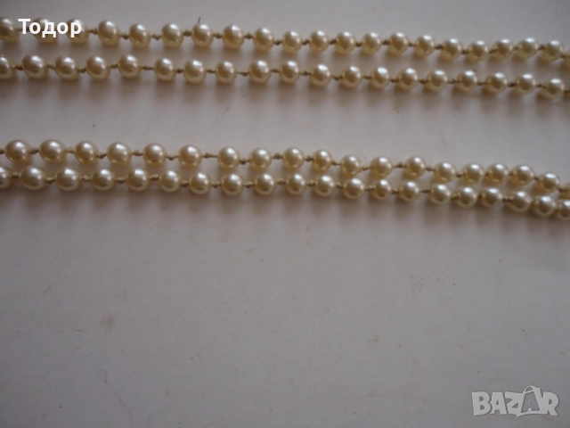 Колие гердан от перли 15 , снимка 4 - Колиета, медальони, синджири - 52673247