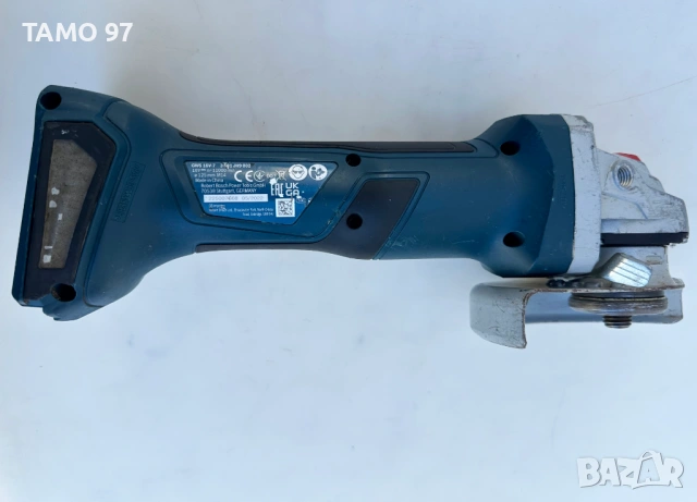 BOSCH GWS 18V-7 - Безчетков ъглошлайф 18V, снимка 4 - Ъглошлайфи - 53233446