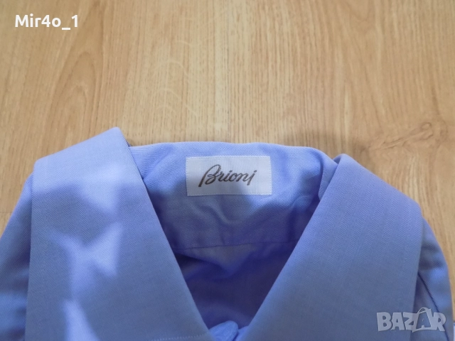 риза brioni тениска потник блуза фанела худи горнище суичър оригинал мъжка XL, снимка 3 - Ризи - 47816165