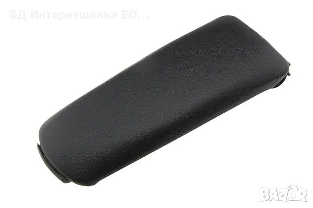 8E0864245 Капак за подлакътник на AUDI A4 B6 2000-2004, A4 B7 2004-2008, черен, кожа,