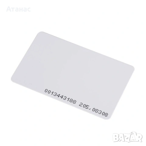 EM4100 RFID Карта 125KHz със Статичен ID Номер за Контрол на Достъпа