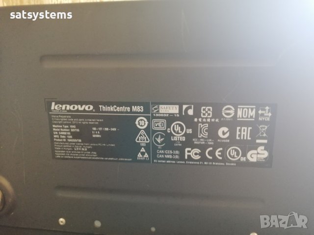 Настолен компютър Lenovo ThinkCentre M83, снимка 7 - За дома - 41527546