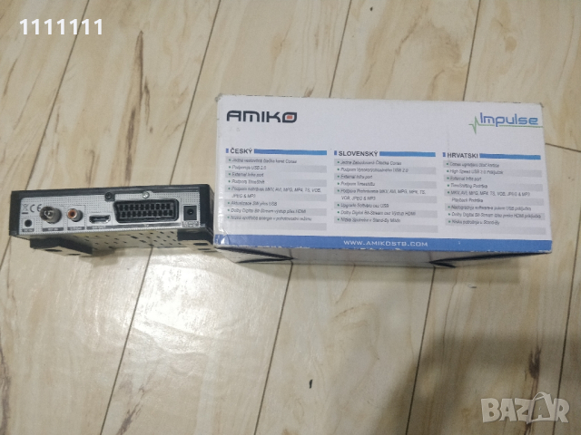 Цифрови приемници декодери с дефекти за ефирна и кабелна HD тв Amiko Impuls dvb t2/c, снимка 2 - Приемници и антени - 44534386