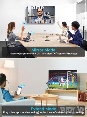 YEHUA безжичен HDMI стрийминг донгъл , снимка 4 - Друга електроника - 53632226