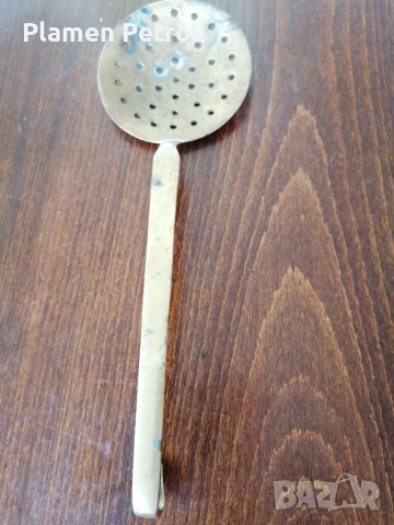 Бронзова решетъчна лъжица , снимка 1
