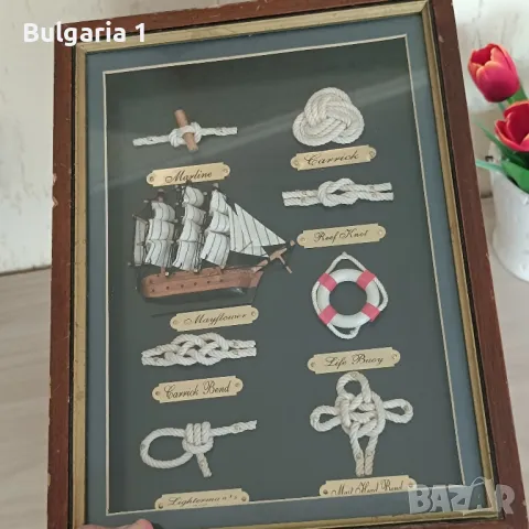 кутия с корабни мотиви и корабни въжета , снимка 7 - Колекции - 50174657