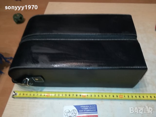 профи кожен куфар с цип за пияча 1306231717M