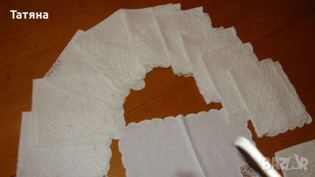 ПОКРИВКИ  и  САЛФЕТКИ -  рязана БРОДЕРИЯ И АПЛИКАЦИИ, снимка 4 - Покривки за маси - 51709311