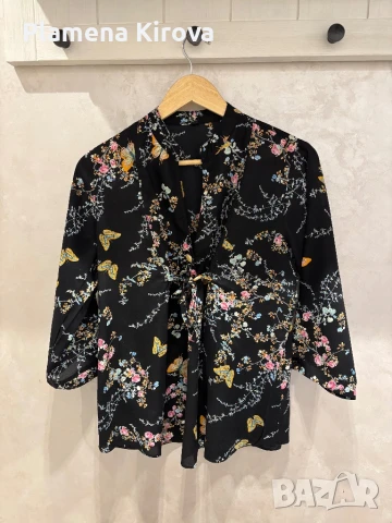 Риза с флорални мотиви | Размер М
