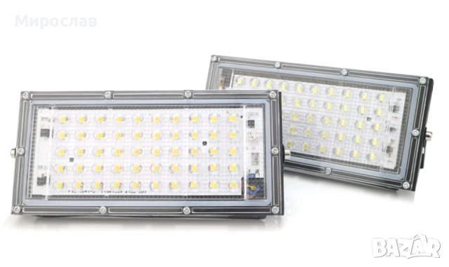 2 бр. 50W LED водоустойчив прожектор AC 220V