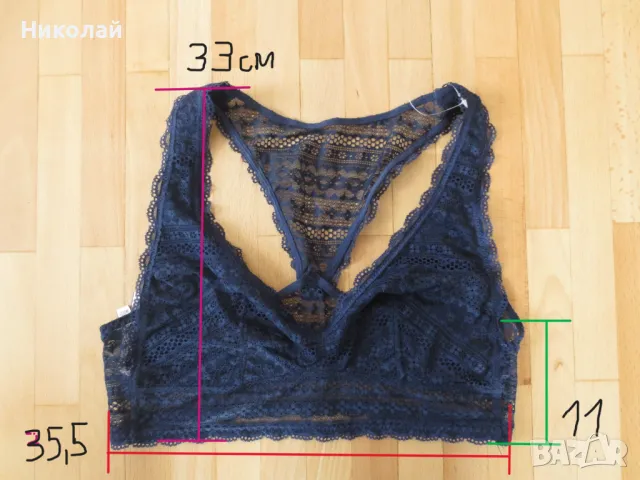 Victoria Secret Lace Racerback Bralette , снимка 3 - Бельо - 32051862
