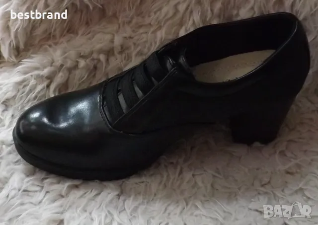 Дамски ежедневни обувки от изкуствена кожа, на ток,  код 455/39, снимка 5 - Дамски ежедневни обувки - 47288389