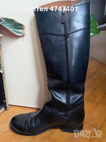 Ботуши от естествена кожа, дамски, Massimo Dutti, снимка 3 - Дамски ботуши - 53606503