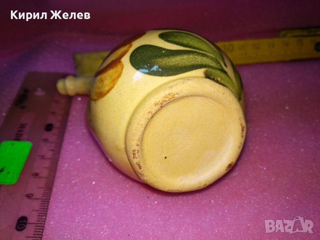 КЕРАМИЧНО БЪРДУЧЕ СЪДЧЕ РЪЧНА МАЙСТОРСКА ИЗРАБОТКА ТРАДИЦИОНЕН ЕТНО СУВЕНИР ГЛЕДЖОСАНА ГЛИНА 42934, снимка 9 - Декорация за дома - 44297529
