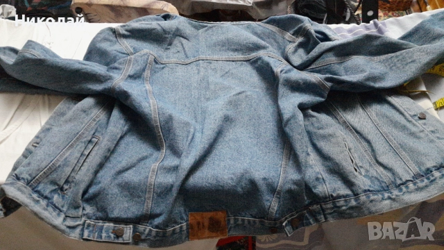 Старо дънково яке с леки следи от употреба, снимка 3 - Якета - 52583314