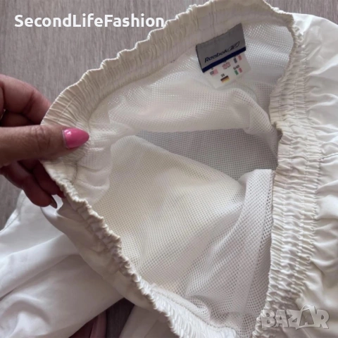 Дамски спортен панталон Reebok, бял, размер S, снимка 6 - Панталони - 53109562