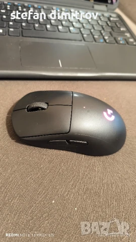 Logitech G PRO Wireless гейминг мишка, черен, с HERO 25K-Sensor

, снимка 4 - Клавиатури и мишки - 50610861