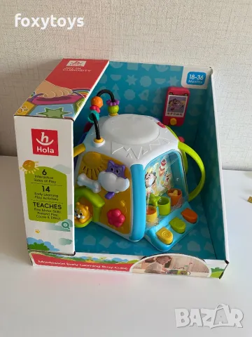 Hola - Занимателен бебешки център, 14 в 1, пирамида, снимка 3 - Образователни игри - 50098523