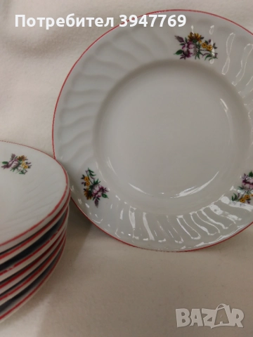 български порцеланови чинии, снимка 2 - Чинии - 51443628