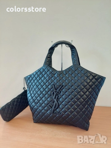 Черна чанта YSL/SG152x, снимка 2 - Чанти - 51703020