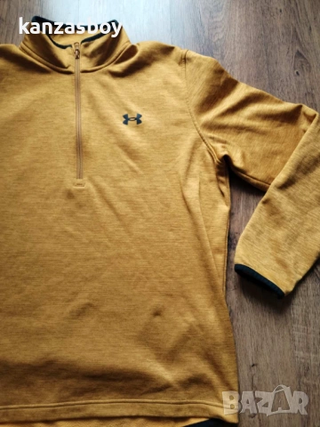 Under Armour Men's UA Armour Fleece 1/2 Zip Long Sleeve - страхотна мъжка блуза Л КАТО НОВА, снимка 4 - Спортни дрехи, екипи - 53179152