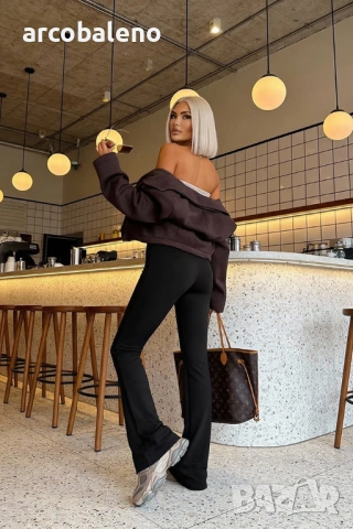 Дамски оформящи разкроени панталони Dream Fit Regular, 2цвята , снимка 14 - Панталони - 53758751