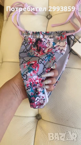 Бански бикини Гучи*Gucci technical black, снимка 10 - Бански костюми - 51363371