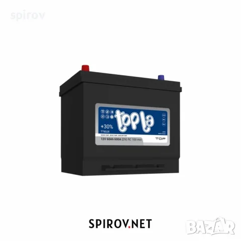 Акумулатор Topla JIS 12V 60Ah 600A (L+)