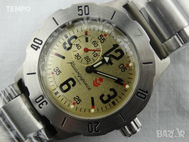 ВОСТОК КОМАНДИРСКИЕ АВТОМАТИЧЕН ref: 350749 - Верижка от стомана 316L, снимка 11 - Мъжки - 50354186