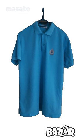 BOSS - синя тениска, снимка 2 - Тениски - 27927539