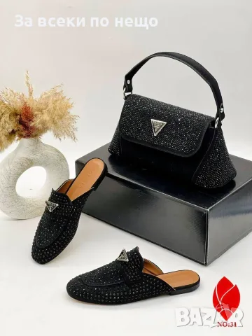 Prada Дамски Затворени Чехли Прада - Различни Цветове Код SEM-694, снимка 4 - Чехли - 55970064