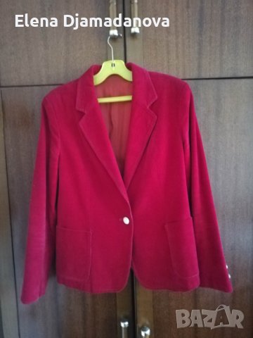 Дамско сако от кадифе + подарък 