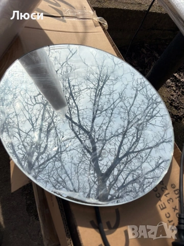 Кръгло LED огледало за баня