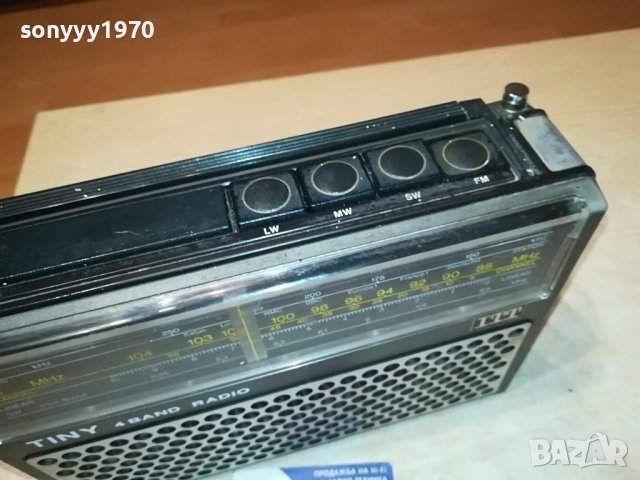 itt ретро радио 1106231745L, снимка 15 - Радиокасетофони, транзистори - 41101526
