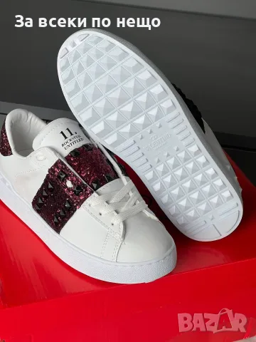 Valentino Дамски Маратонки Със Шипове👟Дамски Спортни Обувки Валентино - 4 Цвята Код SEM-604, снимка 7 - Маратонки - 55881392