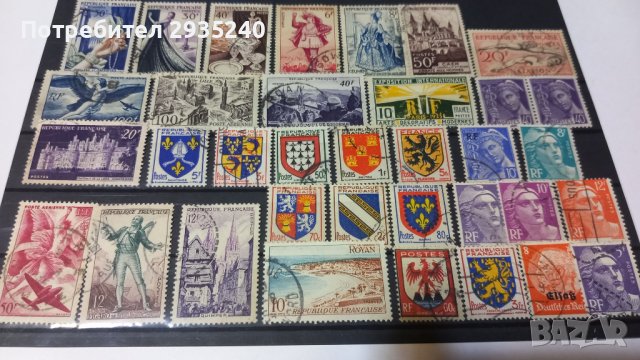 Марки Франция, снимка 6 - Филателия - 44349390