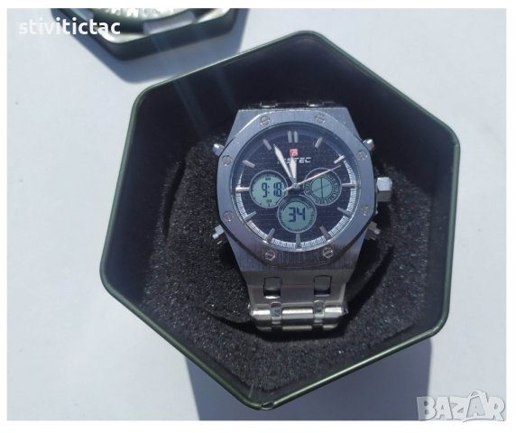 Часовник BISTEC-  Червен Ново. безплатна доставка., снимка 2 - Мъжки - 29460806